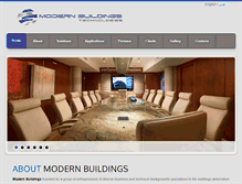 Tablet Screenshot of modernbuildingstech.com